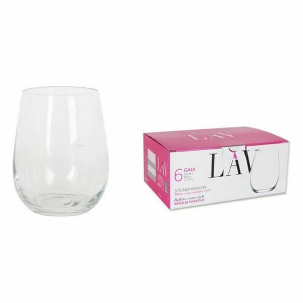 Sett med glass LAV 77821 6 Deler (8 enheter) (360 ml)