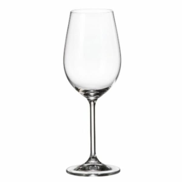 Vinglassett Bohemia Crystal Clara Hvit 350 ml 6 Deler (6 enheter) (4 enheter)