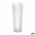 Miniatyrbilde 1 av 3: Sett med gjenbrukbare briller Algon Rør, pipe Gjennomsiktig 10 Deler 300 ml (50 enheter)