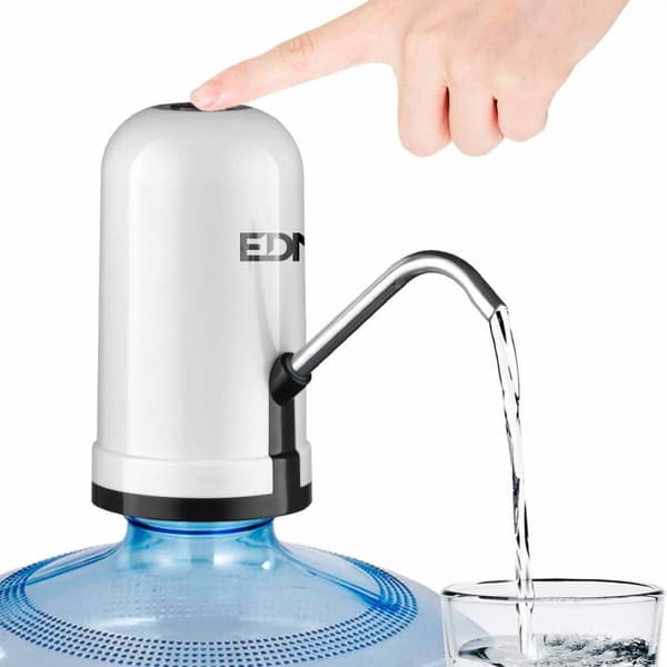 Automaattinen, uudelleentäytettävä vesiannostelija EDM 76753 ø 9 x 19 cm Elektroninen