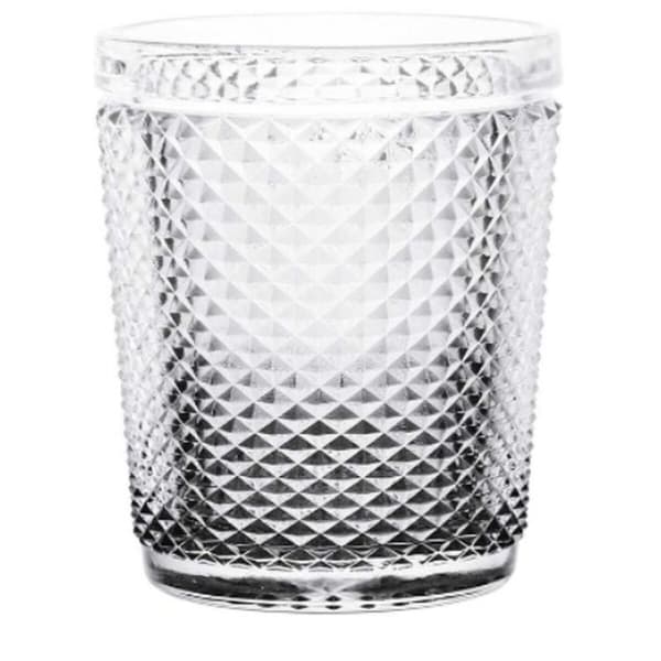 Lasi Vivalto P00409B/BHA6-A Läpinäkyvä Antrasiitinharmaa Lasi Timantti 300 ml (6 osaa)