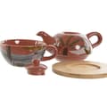Pikkukuva 3 / 4: Teekannu Home ESPRIT Valkoinen Beige Terrakotta Vaaleanpunainen Dolomite 750 ml (2 osaa)