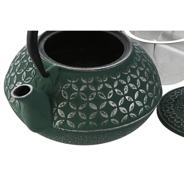 Tekande Home ESPRIT Sort Grøn Rustfrit stål Jern 900 ml