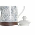 Pikkukuva 3 / 3: Teekannu DKD Home Decor Sininen Valkoinen Ruskea Kumipuu Kivitavara