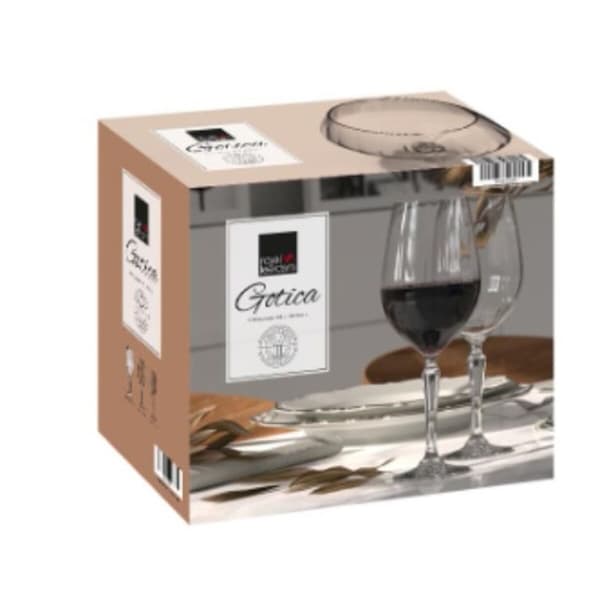 Set med vinglas Royal Leerdam Gotica 600 ml 6 Delar (6 antal)