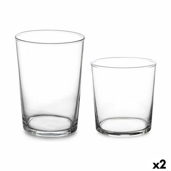 Lasisetti Pasabahce Bistro Läpinäkyvä Lasi 380 ml 510 ml (2 osaa)