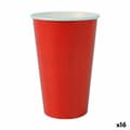 Miniatyrbild 1 av 3: Glasset Algon Engångsanvändning Papp Röd 7 Delar 450 ml (16 antal)