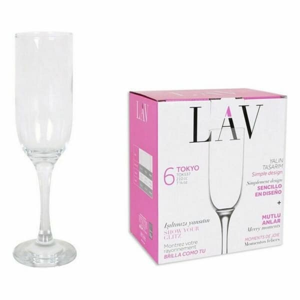 Champagneglas LAV Tokyo 6 Delar (4 antal)