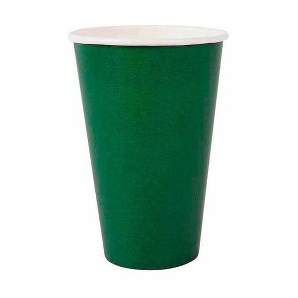 Lasisetti Algon Kertakäyttöinen Kartonki Vihreä 10 Kappaletta 350 ml (20 osaa)