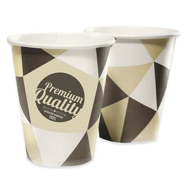Glasset Maxi Products Brun Beige Papp 120 ml Disponibel (20 antal)