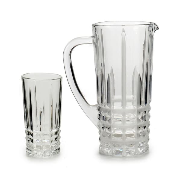 Set med kanna och glas Vivalto 41053 Transparent Glas 250 ml
