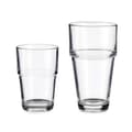 Miniatyrbilde 2 av 4: Sett med glass Vivalto S12176/BHA Gjennomsiktig Glass 260 ml 370 ml (4 enheter)