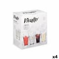 Miniatyrbilde 1 av 4: Sett med glass Vivalto S12176/BHA Gjennomsiktig Glass 260 ml 370 ml (4 enheter)