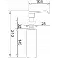 Miniatyrbild 2 av 2: Vattendispenser Pyramis 028102701 Svart 300 ml