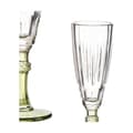 Miniatyrbild 3 av 3: Champagneglas Vivalto Exotic Grön Glas 170 ml (6 antal)