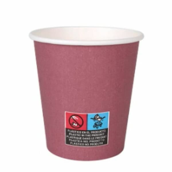 Glasset Algon Papp Engångsanvändning Bordeaux 36 antal 200 ml (24 Delar)