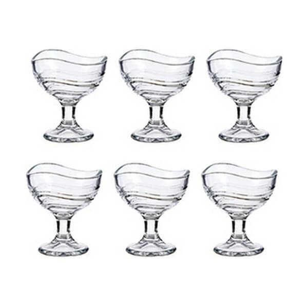Is og Milshake Glas Vivalto IC-134010-4/BH Gennemsigtig Glas 135 ml (6 enheder)