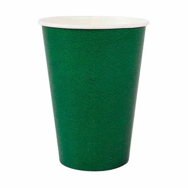 Glassæt Algon Engangsanvendelse Pap Grøn 20 Dele 220 ml (20 enheder)