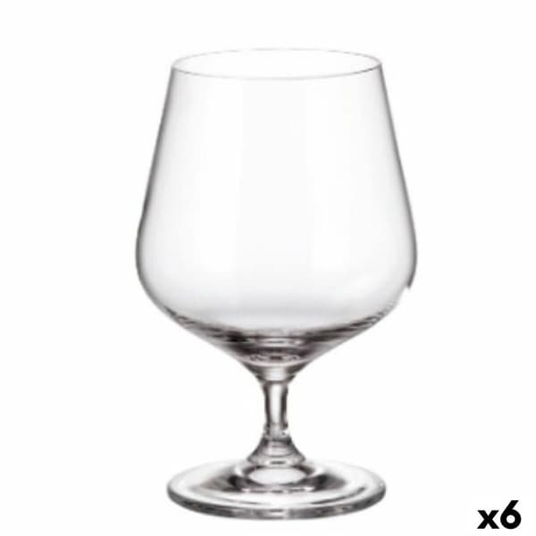 Sæt med glas Bohemia Crystal Sira Cognac 590 ml 6 enheder 4 enheder