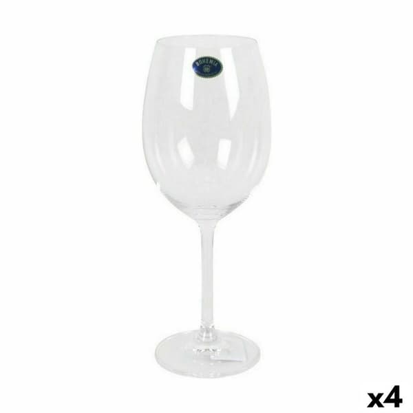 Sæt med vinglas Bohemia Crystal Clara 450 ml Vin 6 Dele (4 enheder)