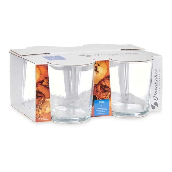 Sett med glass Pasabahce Bistro Gjennomsiktig Glass Krystall 380 ml (6 enheter)