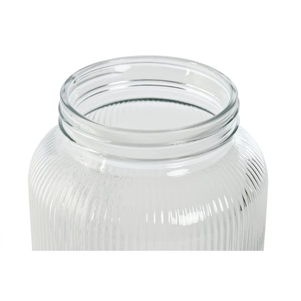 Vattendispenser Home ESPRIT Transparent Metall Silikon Glas ABS 15 x 20 x 23 cm