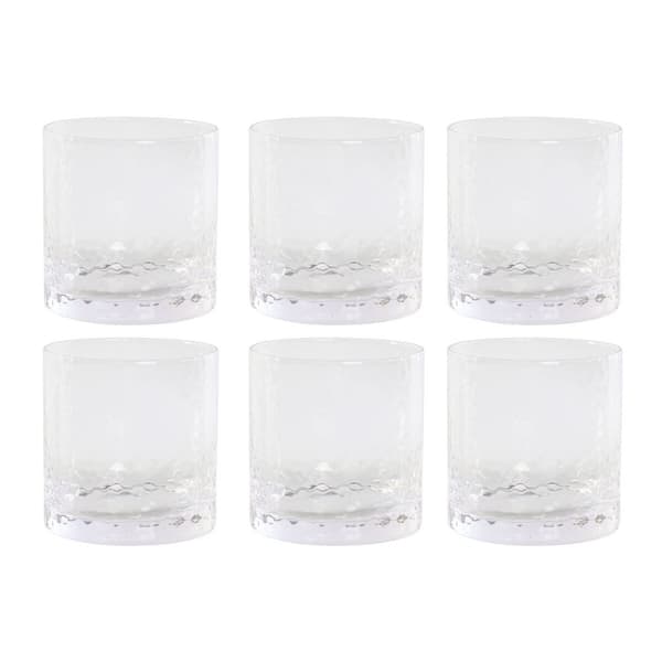 Glasset Home ESPRIT Transparent Glas Med relief (6 antal)
