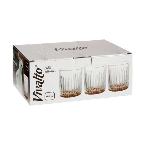 Glas Vivalto Exotic Brun Glas 330 ml (6 antal)