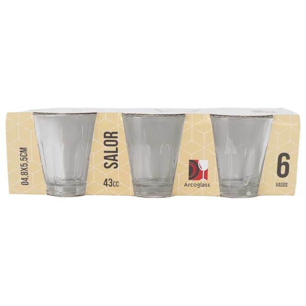 Set med snapsglas Inde Salor 43 ml 6 Delar (12 antal)