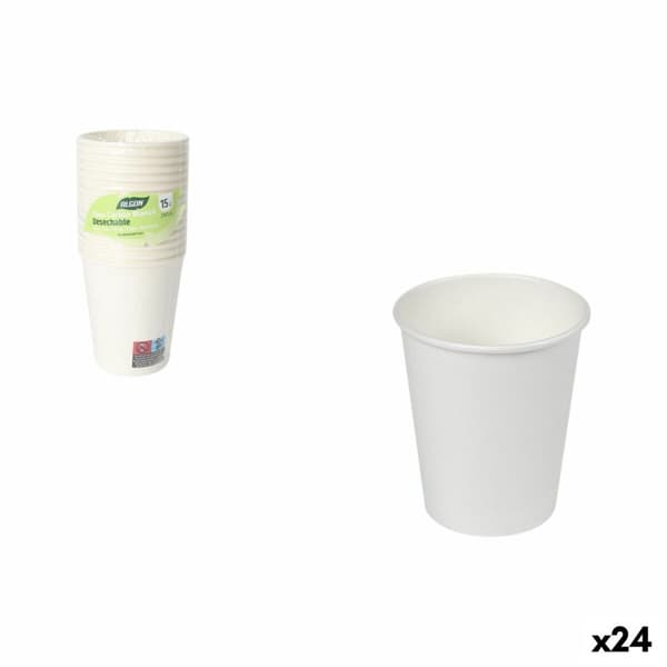 Glasset Inde Vit 250 ml 15 Delar (24 antal)