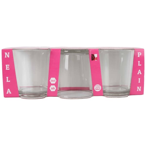 Glasset Inde Plain 6 Delar (6 antal)