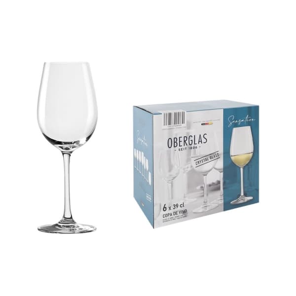 Set med vinglas Inde Sensation 390 ml 6 Delar