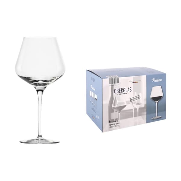 Set med vinglas Inde Passion 640 ml 6 Delar