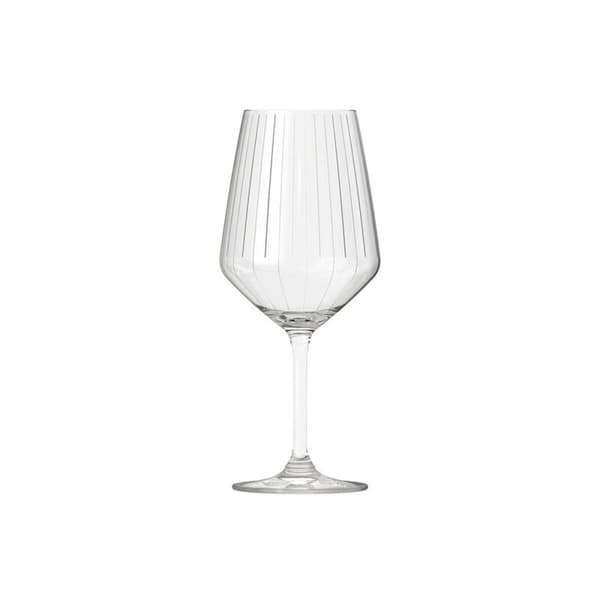Sæt med vinglas Inde Carre optics ø 9,8 x 22,2 cm 650 ml 6 Dele