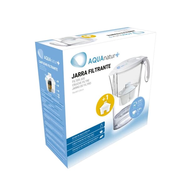 Filtreringskanna TM Electron Transparent Plast 2,3 L (4 Delar)