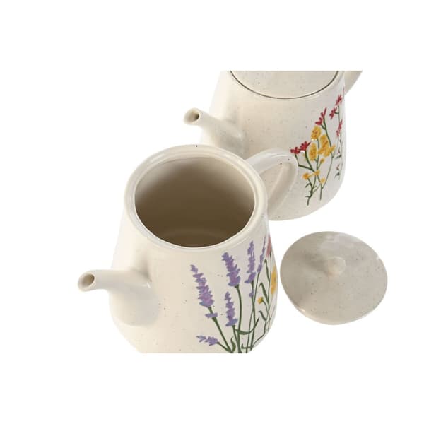 Tekande Home ESPRIT Multifarvet Porcelæn 900 ml (2 enheder)