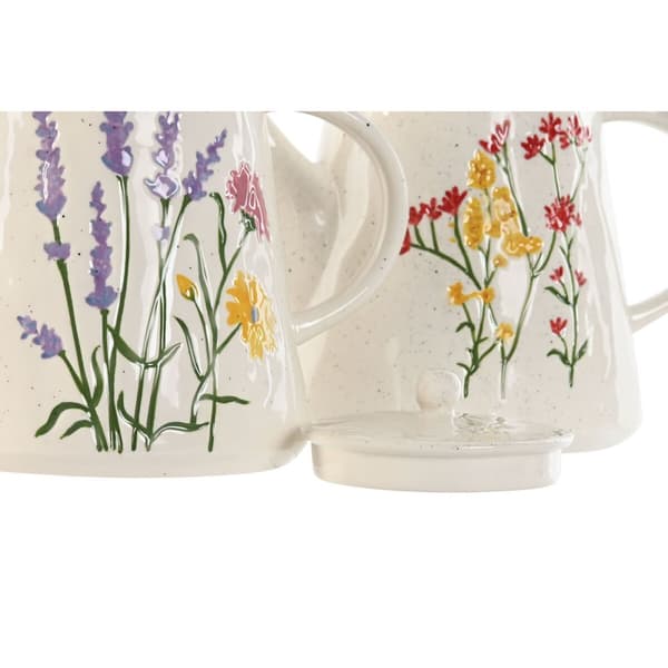 Teekannu Home ESPRIT Monivärinen Posliini 900 ml (2 osaa)