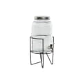Miniatyrbild 1 av 4: Vattendispenser Home ESPRIT Svart Metall Silikon Glas ABS 5 L 19,6 x 23,5 x 40,5 cm
