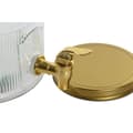 Miniatyrbillede 2 af 3: Vandbeholder Home ESPRIT Gylden Metal Krystal 17,8 x 25 x 15 cm