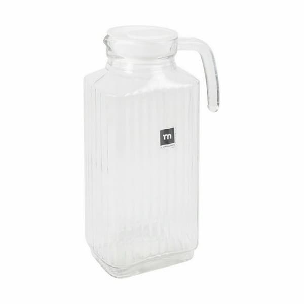 Krus med Lokk og Doseringsdispenser La Mediterránea Chrysler 1,8 L Glass (6 enheter)