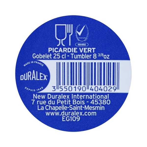 BRUGT Glassæt Duralex EK SP Grøn 250 ml (Refurbished A)
