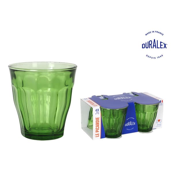 BRUGT Glassæt Duralex EK SP Grøn 250 ml (Refurbished A)