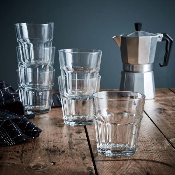 Atelier Granit Water Glass 28cl, 6-pack - Aida