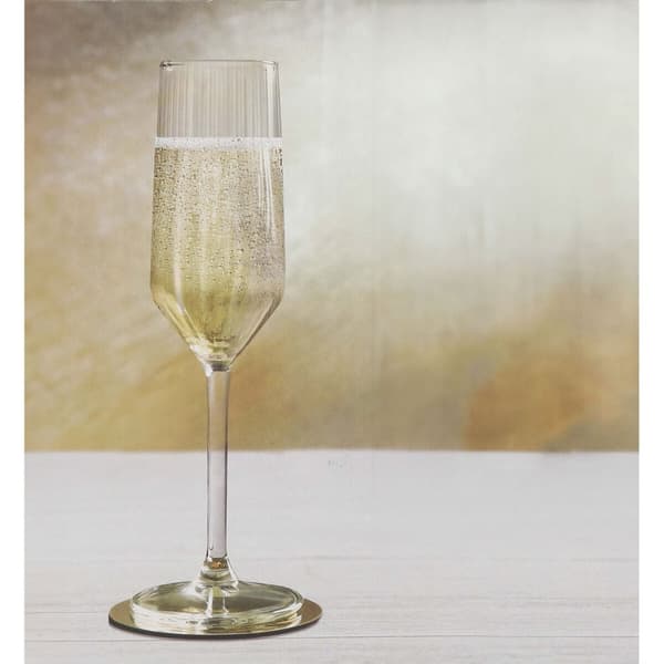 Champagneglas Inde Carre optics 6 Delar