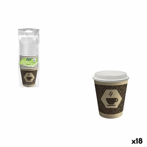 Glassæt Algon Brun 120 ml 12 Dele (18 enheder)