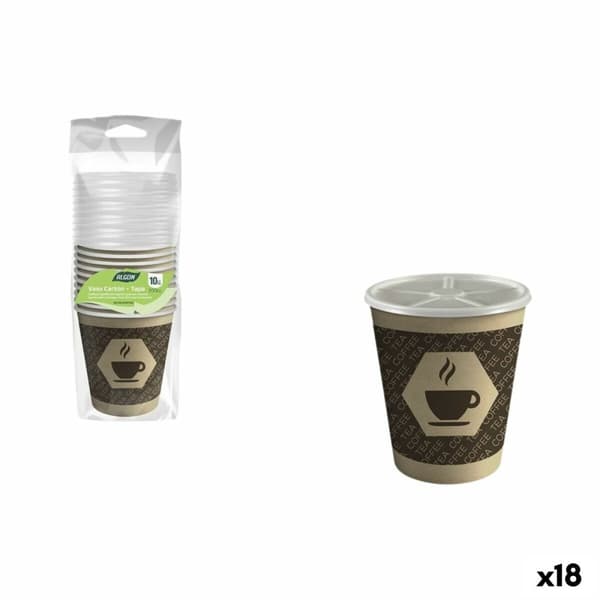 Glasset Algon Brun 200 ml 10 Delar (18 antal)