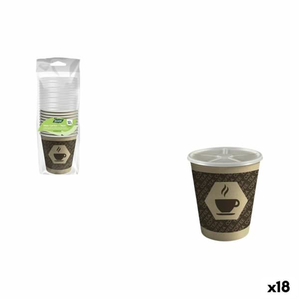 Glasset Algon Brun 120 ml 12 Delar (18 antal)
