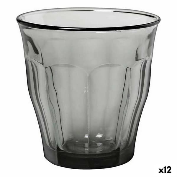 Lasisetti Duralex Picardie Harmaa 4 Kappaletta 310 ml (12 osaa)