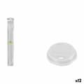 Miniatyrbilde 1 av 4: Sett med lokk til glass Algon 250 ml 100 Deler (12 enheter)