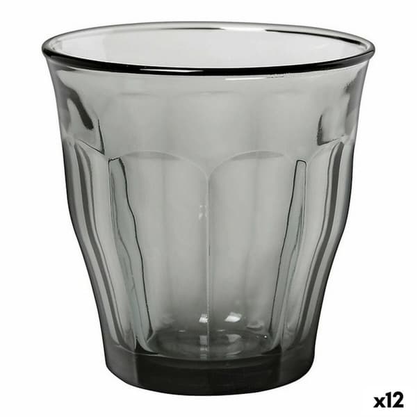 Sett med glass Duralex Picardie Grå 6 Deler 250 ml (12 enheter)